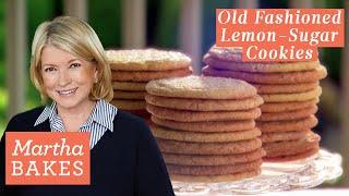 Martha Stewart's Old Fashioned Lemon-Sugar Cookies | Martha Bakes Recipes