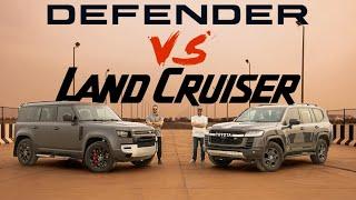 LAND CRUISER GR VS DEFENDER | هل يتغلب اللاند الياباني ام اللاند البريطاني