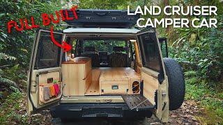 Building a Land Cruiser Camper from Start to Finish | Drawer,Storage,Bed System,Room Tour | DIY ASMR