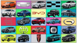 Chinese Car Brands | 4K resolution | Car Logos With Name and Example I Car Comparison