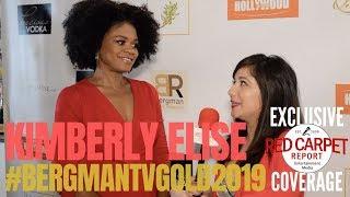 Kimberly Elise interviewed at #DorisBergman's 10th Luxury Lounge & Party #BergmanTVGold2019