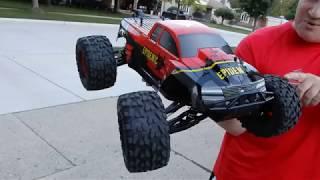 Force RC Epidemic 1/8 Scale Brushless 4wd Monster Truck On 4s Lipo