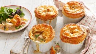 Easy Chicken and Vegetable Pot Pies