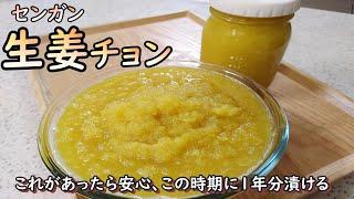 【センガンチョン】韓国料理を作るなら常備しておきたい生姜の砂糖漬け,생강청