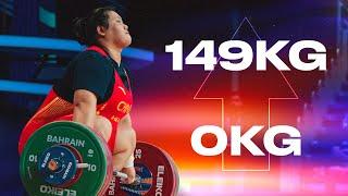 The New Strongest Woman In Weightlifting | Bar to 149kg Snatch World Record by Li Yan