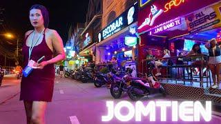 [4K] Walk along Jomtien Beach, Pattaya, Thailand 2024