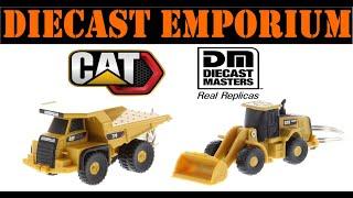 Diecast Masters Caterpillar 950M Wheel Loader & 770 Dump Truck Key Chains