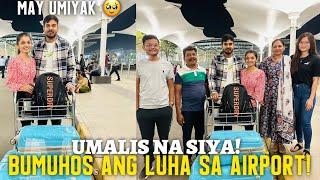 BUMUHOS ANG LUHA SA AIRPORT! UMALIS NA SIYA