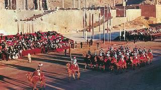 2500-Jahr-Feier des Persischen Reiches. Persepolis, Iran. Oktober 1971