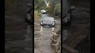 Game Over… #FloodedEngine #CarStuck #Essex #FloodsUK #TooFast #Volvo #cars #splash #waves #Fyp