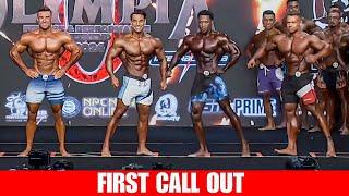 MEN'S PHYSIQUE OLYMPIA 2024 | FIRST CALL OUT