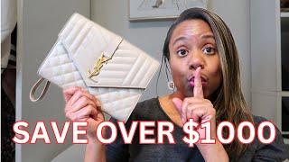 HOW TO CONVERT THE YSL CLUTCH INTO CROSSBODY | What Fits