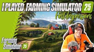 I PLAYED FARMING SIMULATOR 25! - My First Impressions