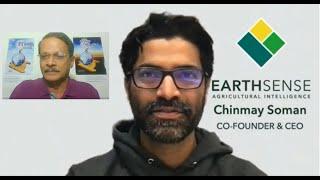 Chinmay Soman talks about EarthSense and 50000$ Regenerative Agriculture Initiative Grant