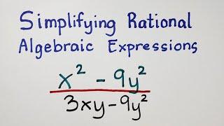 Simplifying Rational Algebraic Expressions (RAE) - Grade 8 Math