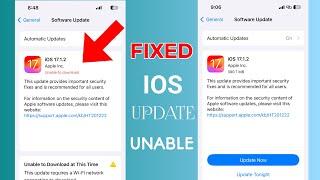 How to Fixed iPhone Software Update Unable | iPhone Software Update Unable