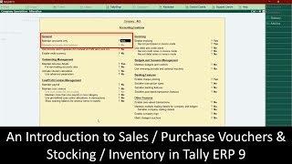 Tally ERP 9: Sales, Purchase, and Inventory Management | Lesson 8