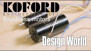 Motors from Koford Engineering come in  slotless designs for three surprising advantages