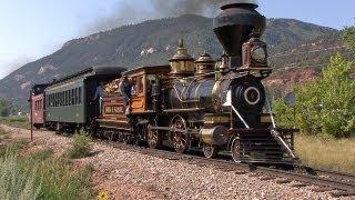 Steam in the Rockies - Eureka & Palisade 4-4-0 #4 on the Durango & Silverton