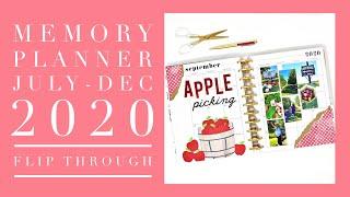 MEMORY PLANNER FLIP THROUGH 〰️JULY-DEC 2020 〰️ BIG HAPPY PLANNER MEMORY KEEPING