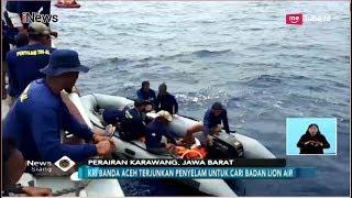 KRI Banda Aceh Terjunkan Tim Penyelam untuk Pencarian Badan Pesawat PK-LQP - iNews Siang 02/11