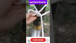 Perfect Rope Knots Ever: Master Essential Knot Tying Techniques 🪢#knot #short #diyknots