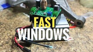 GM G-body How to Speed Up your Old Car Windows!