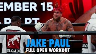 Jake Paul Promises Knockout of Mike Tyson at Open Workouts | Paul vs. Tyson