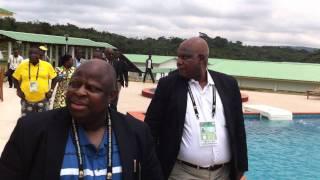 Caf delegation visit to the Ghana camp - GHANAsoccernet.com