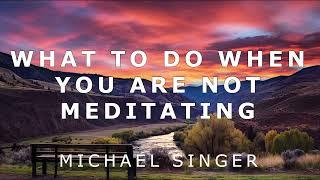 Michael Singer - What to Do When You Are Not Meditating