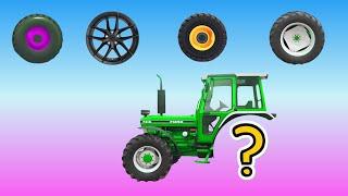 correctly guess the jcb tractor wheel (jcb wheel) || #jcbvideo