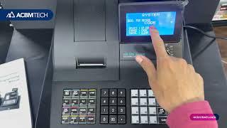 Change descriptor programming method the SAM4s NR-510RB cash register. #cashregister #tutorial #work