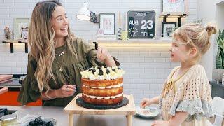 Baking The Biggest Birthday Cake & Did She Keep The Secret? | Vlogust Day 23