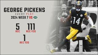 George Pickens Week 7 Replay: Every Target and Catch vs New York Jets