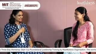 Start ‘U’p Foundational Leadership Training at MITACSC | Guest Interview | Heartfulness