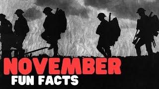 November Fun Facts | Learn about some significant events that happened in November