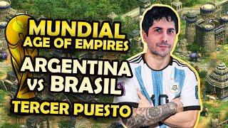 MUNDIAL de AGE of EMPIRES 2: ARGENTINA vs BRASIL - CHINA vs FRANCIA - FINALES