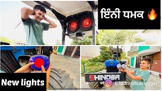 Apne Newholland3630 da system chal pia dekho soundNew projecter lights