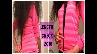 Natural Hair Length Check 2016 (Published in 2017) | Tailbone Length | UnivHair Soleil English