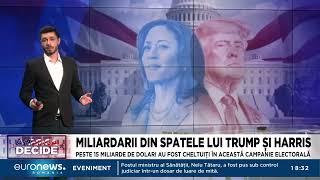 Alegeri SUA 2024. Cine sunt miliardarii care au donat pentru campaniile lui Trump și Harris