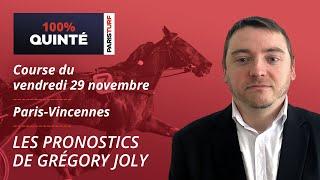 Pronostics Quinté PMU - 100% Quinté du Vendredi 29 novembre à Paris-Vincennes