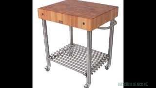 John Boos Cucina D'Amico Kitchen Carts | Butcher Block Co.