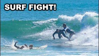 SURF FIGHT at LOWER TRESTLES!