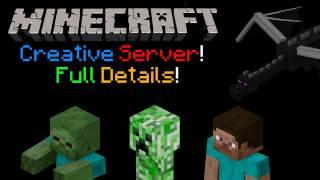 Brand New Minecraft 1.6.2 Creative Server!