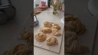 Making fresh pasta at home with my kitchen aid 