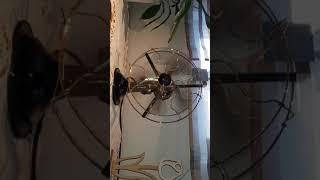 AEG Peter Behrens Tischventilator NGVU 2 Brass Blade Fan