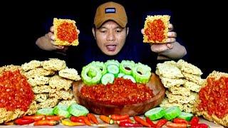 PEDAS GILA!! MUKBANG MIE GORENG CRISPY COCOL SAMBAL SETAN TERPEDAS CRIUUKK SAMPAI AMERIKA