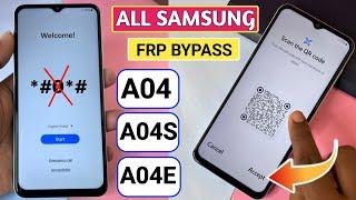 SAMSUNG A04/A04s/A04e FRP BYPASS 2024 Android 13-14 Without Pc | TalkBack Not Working