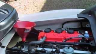 How to change oil on a Honda AquaTrax