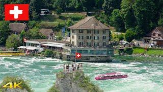 Rhine Falls Schaffhausen Switzerland Europe's Largest Waterfall 4k 60p